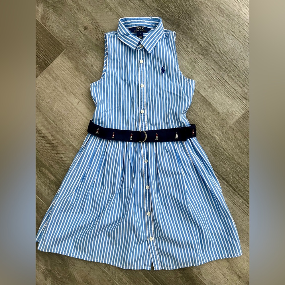 NWOT Polo Ralph Lauren Girl’s Button Down Dress - Size 6X